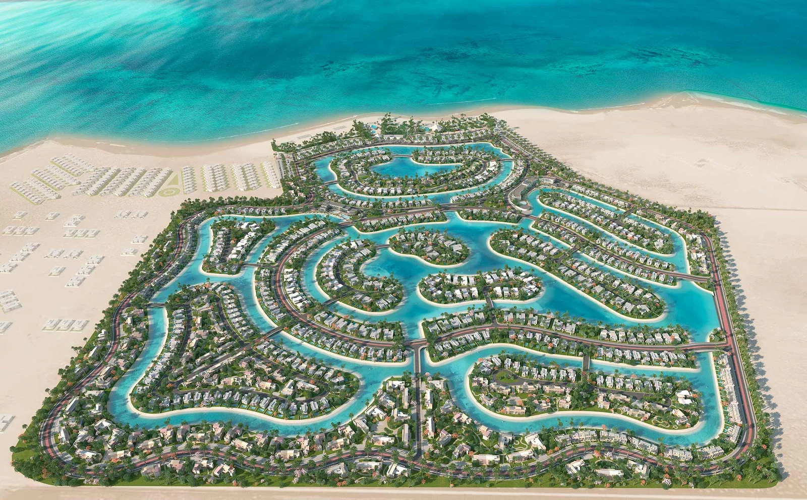 أغلى قرى الساحل الشمالي_2025 9 منتجع ذا آيلاند مارينا 5 الساحل الشمالي The Island Marina 5 North Coast