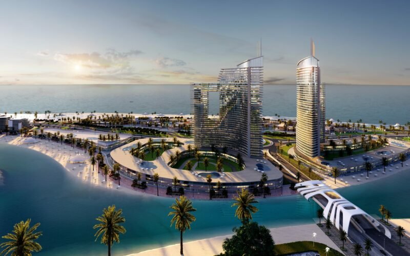 أبراج داون تاون العلمين الجديدة – Down Town New Al Alamein 1 داون تاون العلمين الجديدة