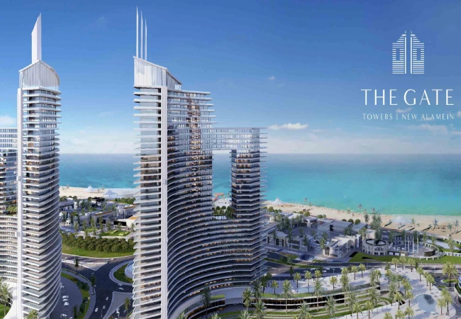 قرية أبراج ذا جيت العلمين الجديدة – The Gates Towers New Alamein 1 قرية أبراج ذا جيت العلمين الجديدة – The Gates Towers New Alamein