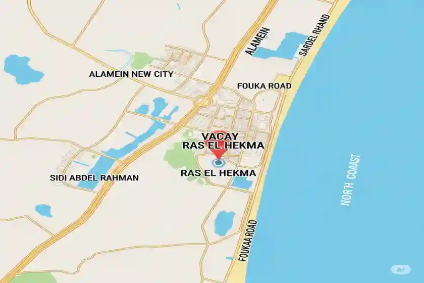 قرية فاكاي رأس الحكمة الساحل الشمالي - Vacay Ras El Hekma 3 Vacay north coast 1 قرية فاكاي رأس الحكمة الساحل الشمالي