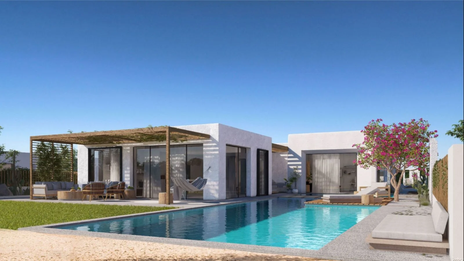 كمبوند تراس الشيخ زايد - Compound Terrace El Sheikh Zayed 4 villa for sale in North Coast كمبوند تراس الشيخ زايد
