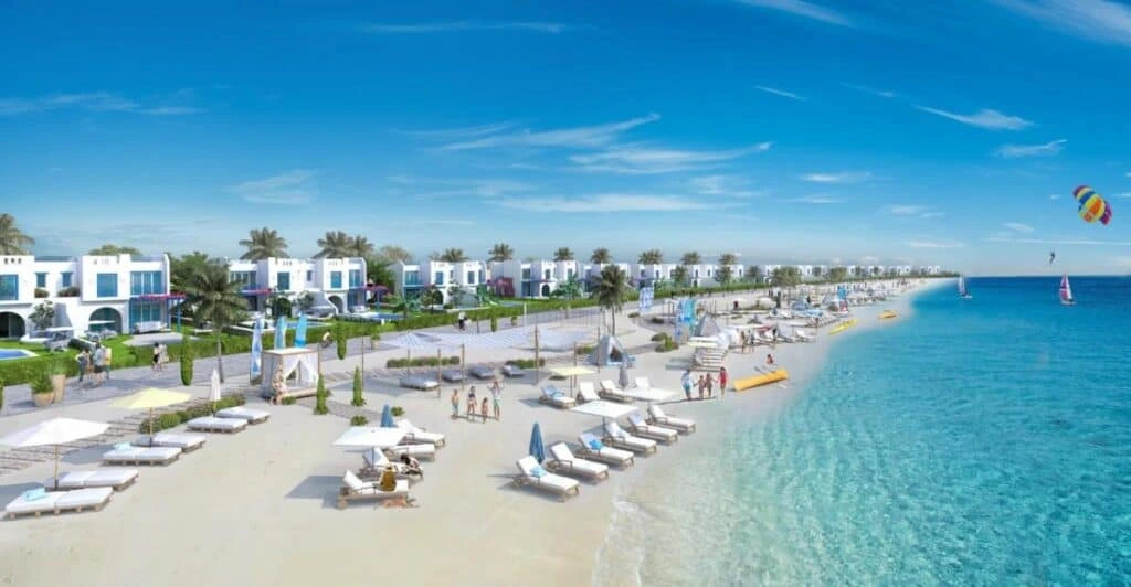 أفضل قرى الساحل الشمالي | أهم المنتجعات والأسعار والمميزات 6 Playa Ras El Hekma 3 1024x532 1 قرية بلايا رأس الحكمة