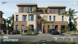 كمبوند كريسنت ووك التجمع السادس – 2026 Crescent walk 3 كمبوند كريسنت ووك التجمع السادس