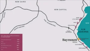قرية باي ماونت السخنة-Village Baymount Sokhna 1 موقع قرية باي ماونت العين السخنة