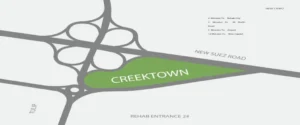 كمبوند كريك تاون القاهرة الجديدة – Creek Town New Cairo 2026 1 موقع كمبوند كريك تاون القاهرة الجديدة