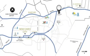 كمبوند بيراج التجمع الخامس – 2026 Peerage compound 1 موقع كمبوند بيراج التجمع الخامس