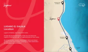 قرية لوجانو الجلالة العين السخنة – Lugano El Galala 2026 4 أنواع ومساحات الوحدات في قرية لوجانو الجلالة العين السخنة