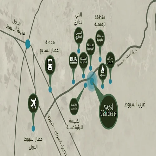Sokoon New Damietta Compound by Al Brolosy Real Estate Development 2 كمبوند ويست جاردنز أسيوط1 كمبوند ويست جاردنز أسيوط