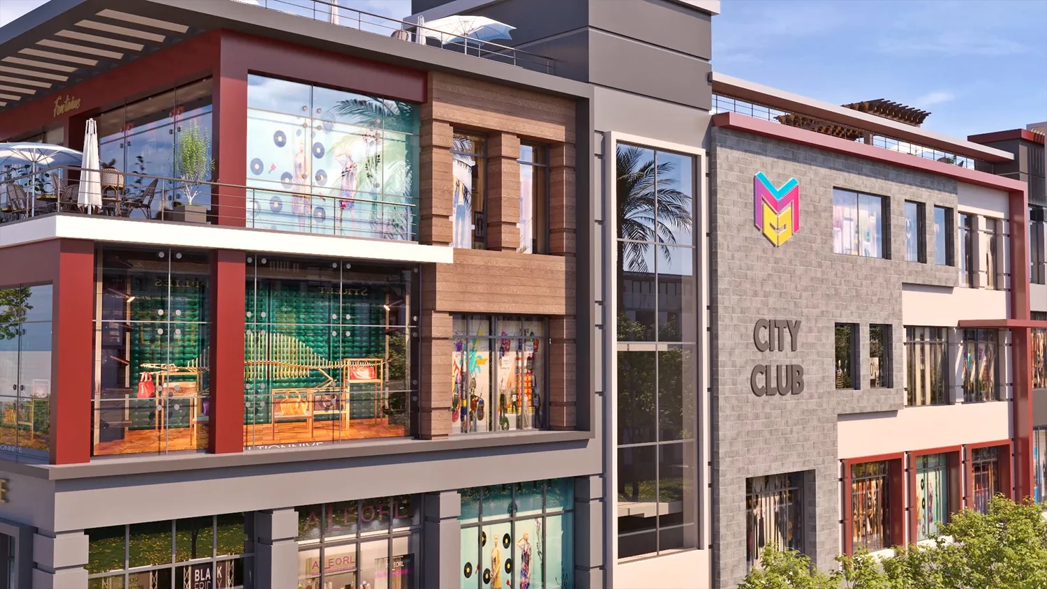 City Club Mall El Shorouk by Aswaq Real Estate Development 2 مول سيتي كلوب الشروق مول سيتي كلوب الشروق