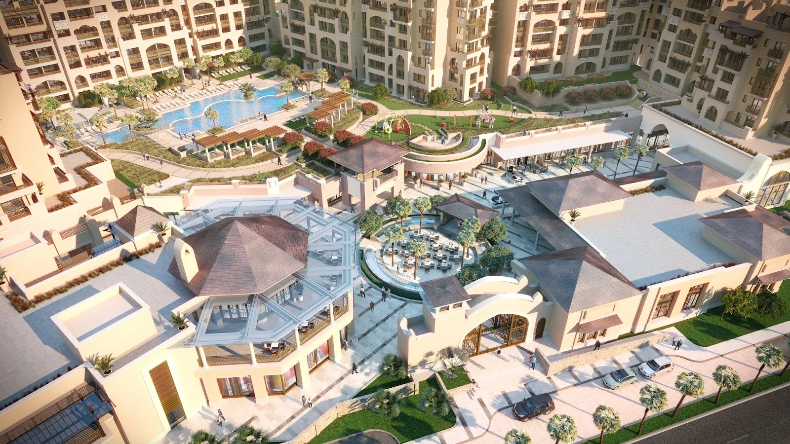 كمبوند الداو هايتس الغردقة – Al Dau Heights Hurghada 2026 6 أنواع ومساحات الوحدات في كمبوند الداو هايتس الغردقة