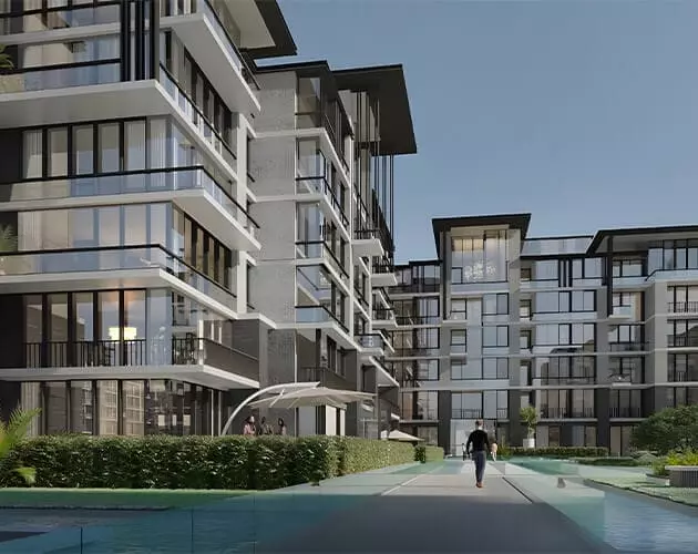 كمبوند ذا فيو واتر واي التجمع الخامس – The View water way 2026 6 أنواع ومساحات الوحدات في كمبوند ذا فيو واتر واي