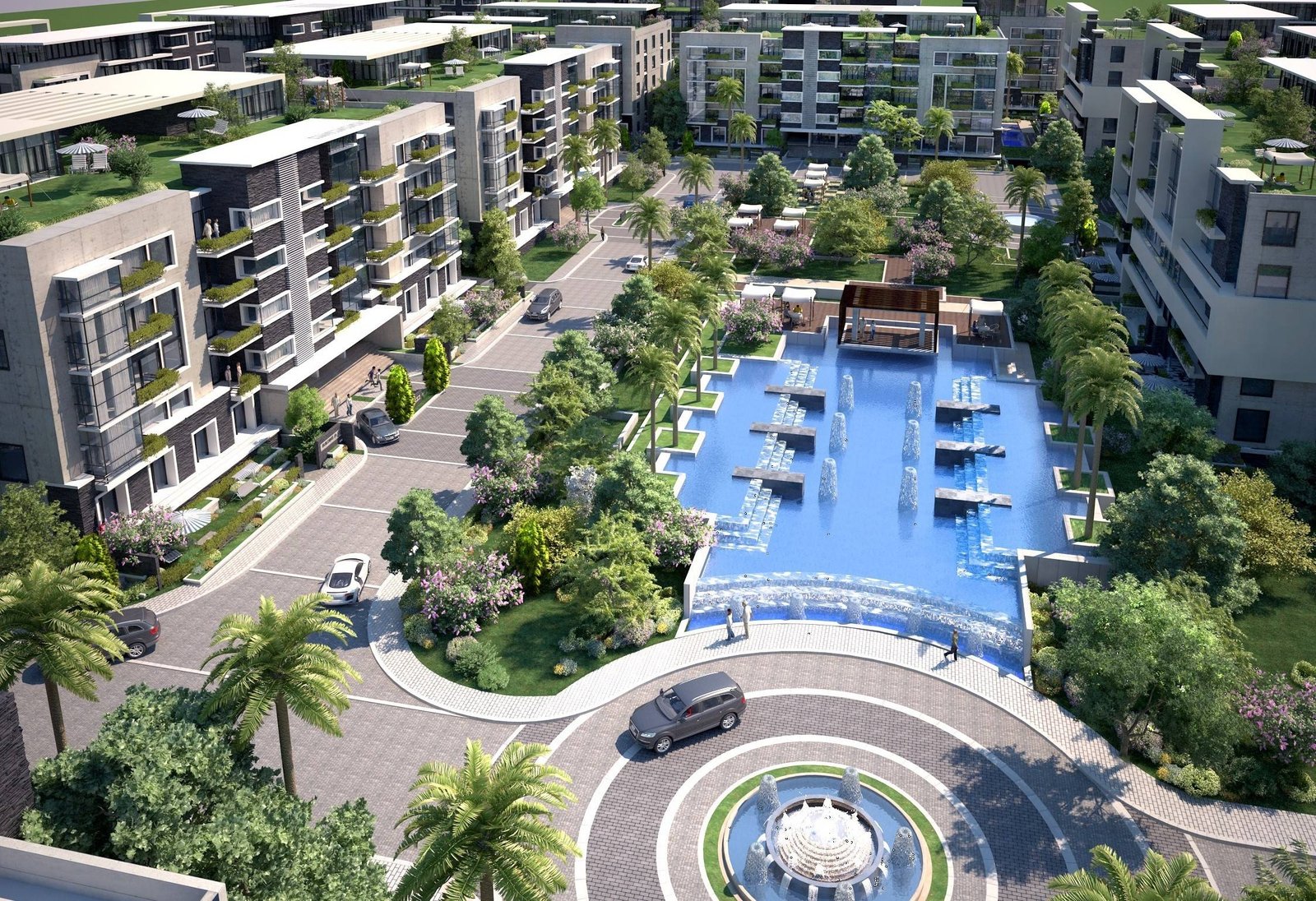 كمبوند سوان ليك ريزيدنس التجمع الخامس - Swan Lake Residences 3 كمبوند سوان ليك ريزيدنس1 كمبوند سوان ليك ريزيدنس التجمع الخامس