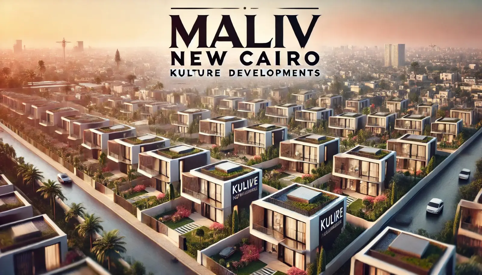 كمبوند ماليف التجمع السادس – Compound Maliv New Cairo 3 تصميم كمبوند ماليف التجمع السادس