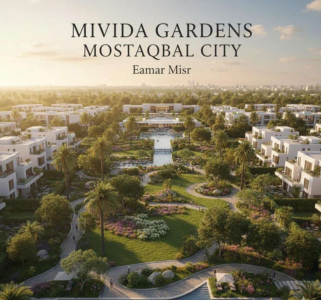 كمبوند ميفيدا جاردنز مستقبل سيتي - Mivida Gardens Mostakbal City